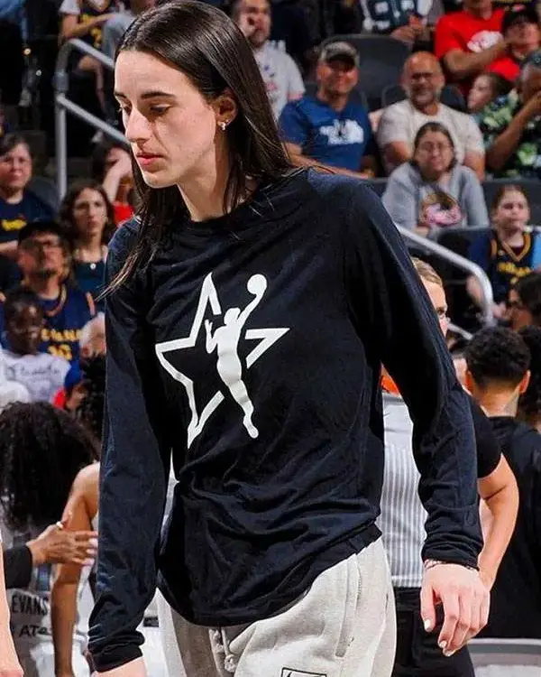 Shop Caitlin Clark Indiana Fever Black Star Sweatshirt For Sale