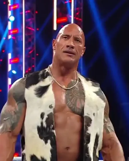 Shop Dwayne Johnson Cowhide Vest on Sale