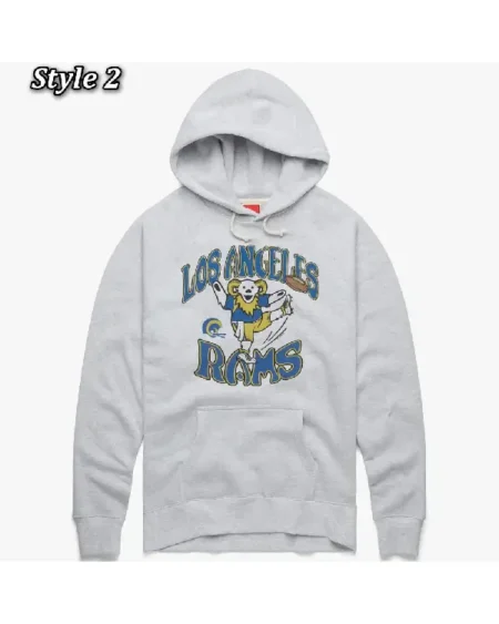 Shop LA Rams Pullover Fleece Hoodie
