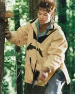 Shop Mark Wahlberg The Big Hit Melvin Smiley Yellow Hooded Jacket