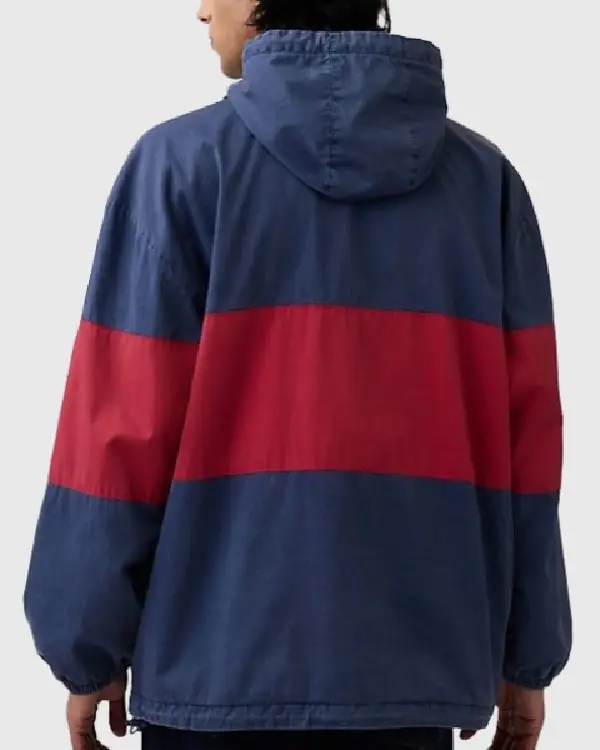 Shop Recreation – Milano Cortina 2026 Winter Olympics Gap Team USA Navy Oversized Anorak Jacket For Sale