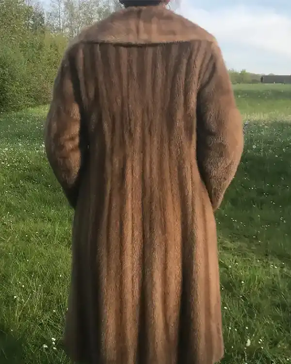 Shop Sofia Brown Faux Fur Long Coat Sale