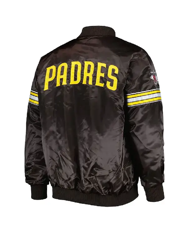 Shop Starter Brown Pick & Roll San Diego Padres Satin Full-Snap Jacket