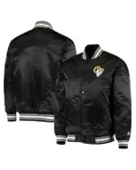 Shop Starter Locker Room Los Angeles Rams Full-Snap Satin Black Jacket For Sale