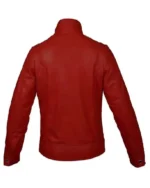 Shop Valentines Day Be Mine Heart Red Leather Jacket For Couple Sale