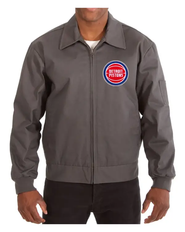 Shop Workwear Detroit Pistons Navy Blue Jacket For Sale
