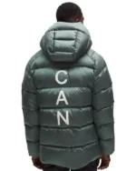 Shop lululemon Winter Olympics 2026 Team Canada Green Hooded Puffer Jacket