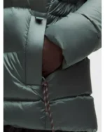 Shop lululemon Winter Olympics 2026 Team Canada Green Hooded Puffer Jacket For Sale