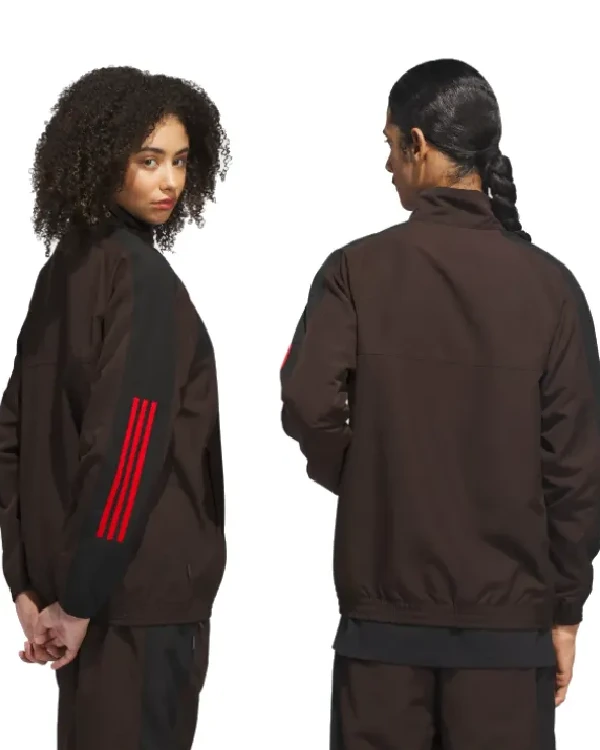 Skateboarding Gatsele Brown Track Jacket Sale