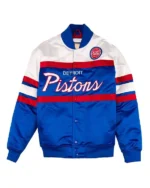 Special Script Detroit Pistons Satin Jacket