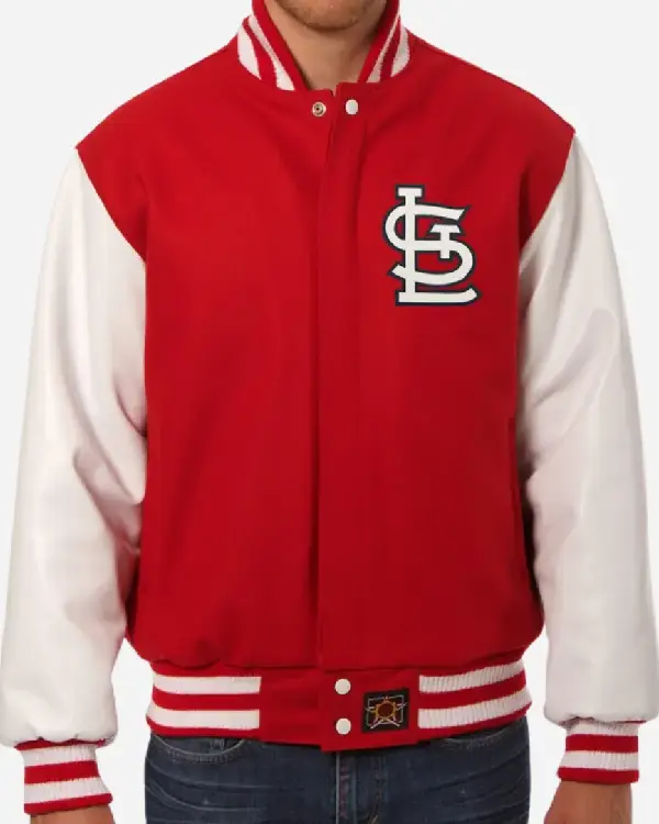 St. Louis Cardinals Two-Tone Wool Varsity Jacket