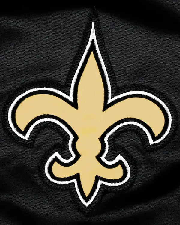 Starter Black New Orleans Saints Pick and Roll Satin Full-Snap Jacket For Sale