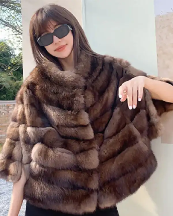 Stella Brown Faux Fur Coat