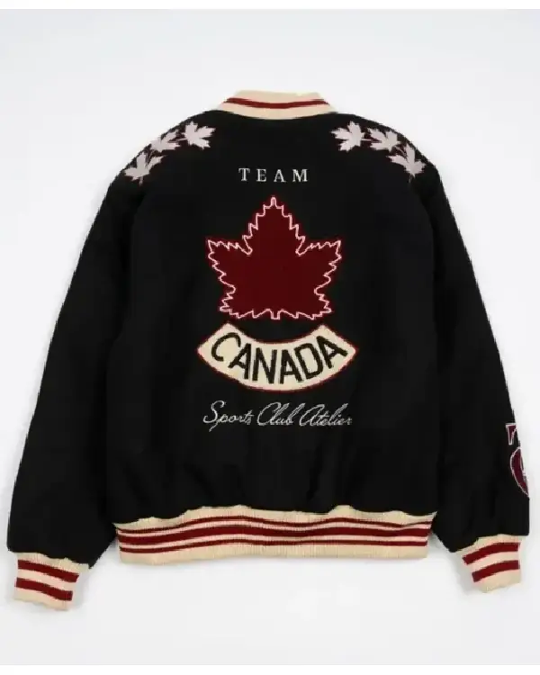 Team Canada Varsity Bomber Jacket For Sale