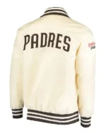 The Captain II San Diego Padres Bomber Cream Jacket For Sale