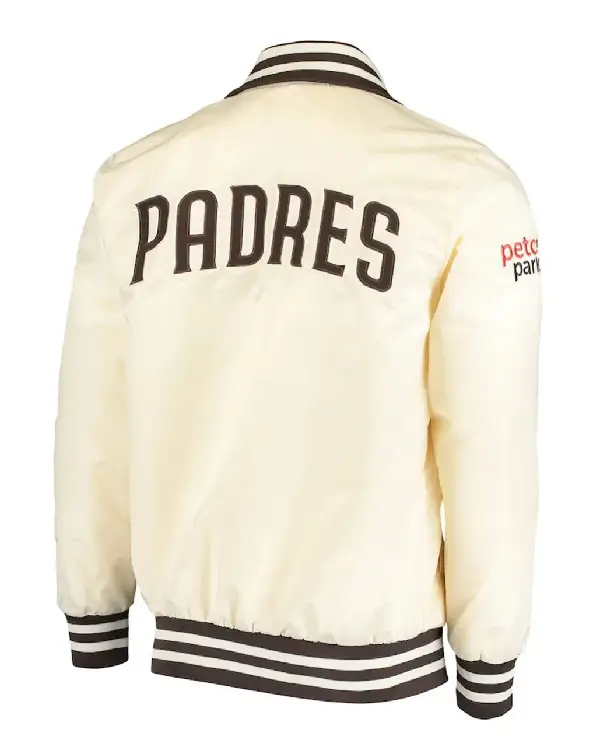 The Captain II San Diego Padres Bomber Cream Jacket For Sale