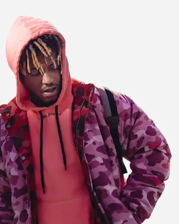 Unisex Juice Wrld Pink Camo Parachute