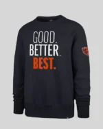 Unisexs ’47 Navy Chicago Bears Good. Better. Best. Headline Sweatshirt