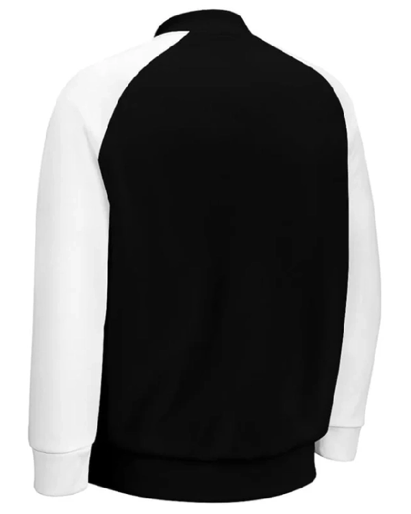 Valentine Love Pattern Baseball Jacket back