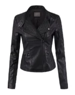 Vanderpump Rules S12 Demy Selem Black Quilted Moto_Biker