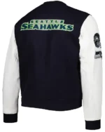 Varsity Navy_White College Seattle Seahawks Jacket sale