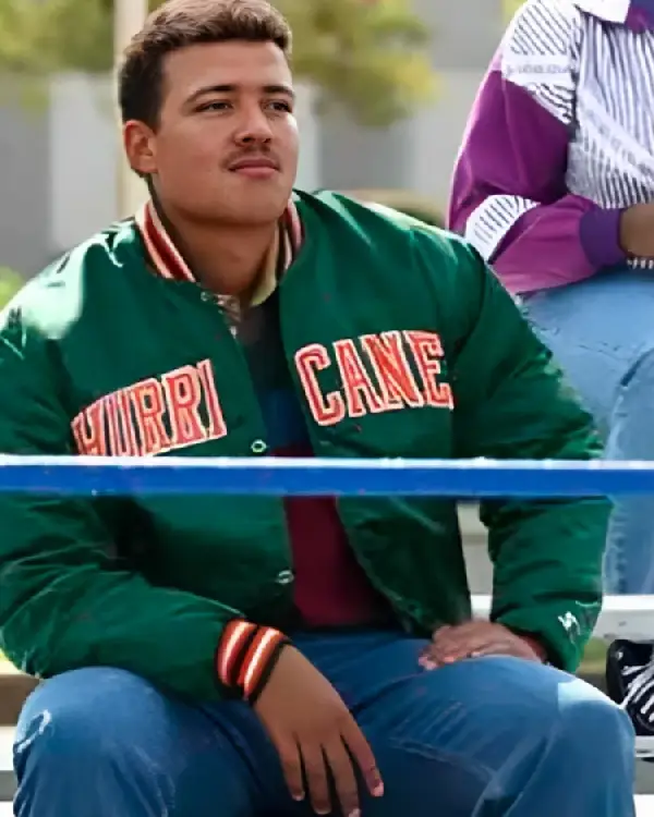 Young Rock Miami Hurricanes Green Jacket