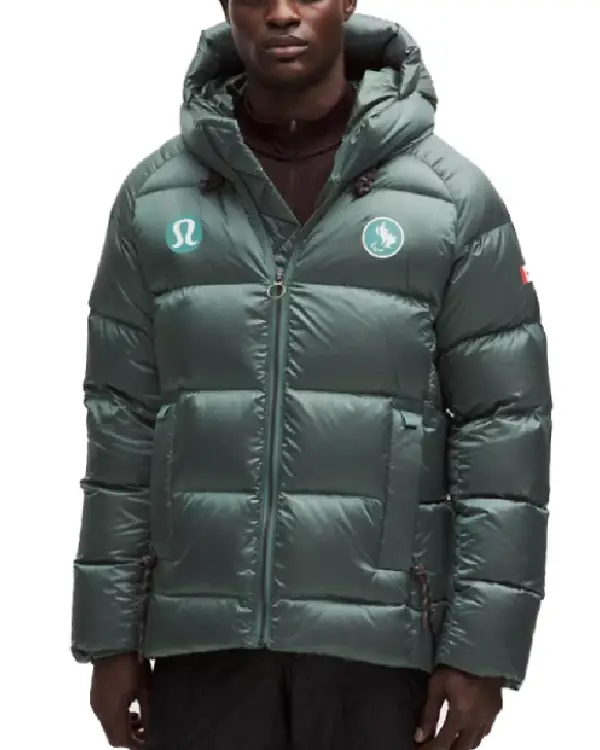 lululemon Winter Olympics 2026 Team Canada Green Puffer Jacket