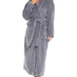 Alexander Del Rossa Plush Robe for Women