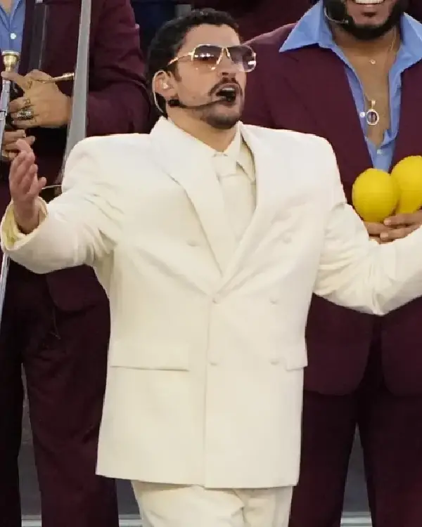Bad Bunny Super Bowl LX Halftime Show Suit
