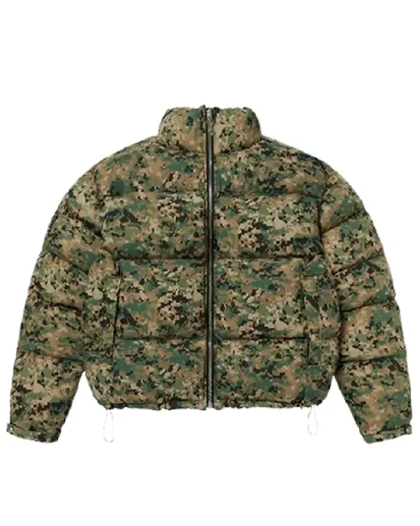 Buy 2026 Timothée Chalamet Camouflage Puffer