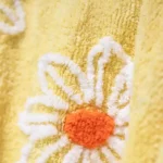 Buy Falling Daisies Chenille Sunshine Yellow Bathrobe