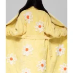 Buy Falling Daisies Chenille Sunshine Yellow Bathrobe Sale