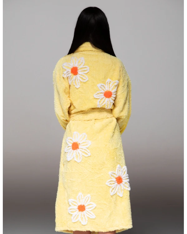 Buy Falling Daisies Chenille Sunshine Yellow