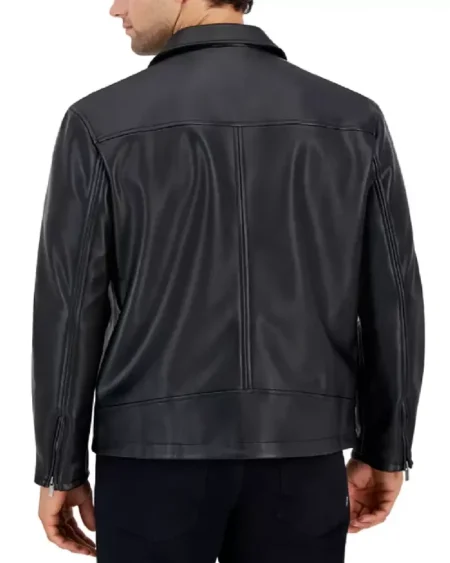 Buy Men Alfani Faux Leather Jacket Sale
