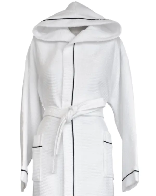 Buy Ophelia Hooded Bath Robe White For Sale