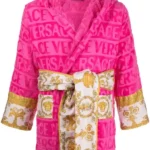 Buy Pink Versace Robe For Mens And Womens For Sale 02