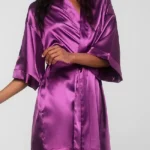 Buy Purple Kimono Robe For Men and Women Sale Style 3