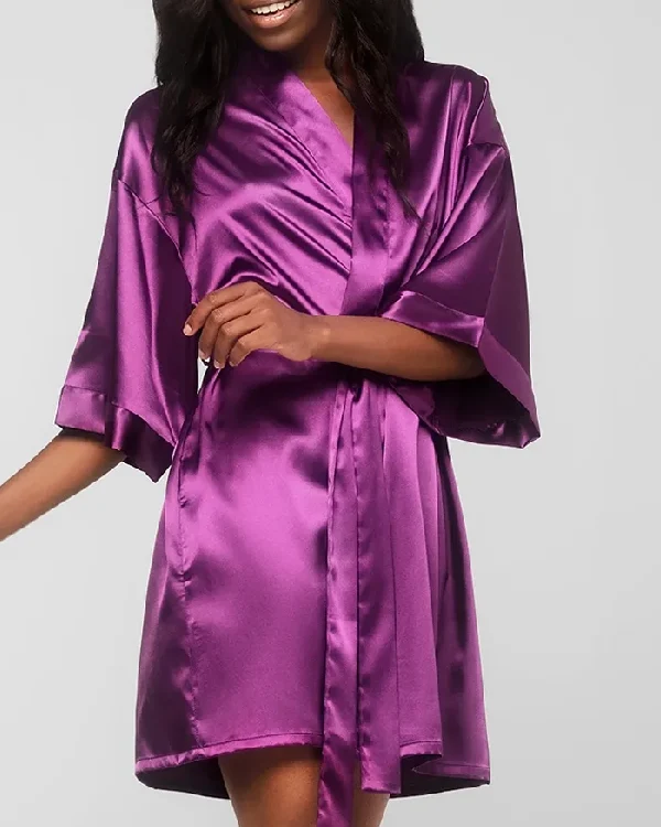 Buy Purple Kimono Robe For Men and Women Sale Style 3