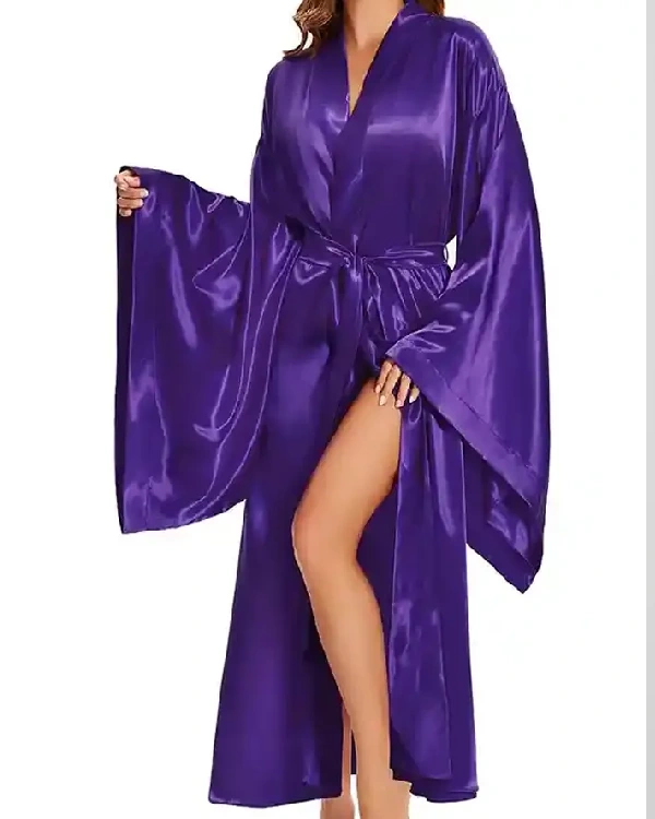 Buy Purple Kimono Robe For Men and Women Sale Style 4