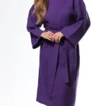Buy Purple Kimono Robe For Men and Women Style 2