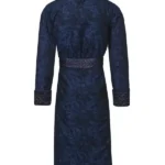 Buy Sherlock Long Smoking Jacket For Mens For Sale Blue Back