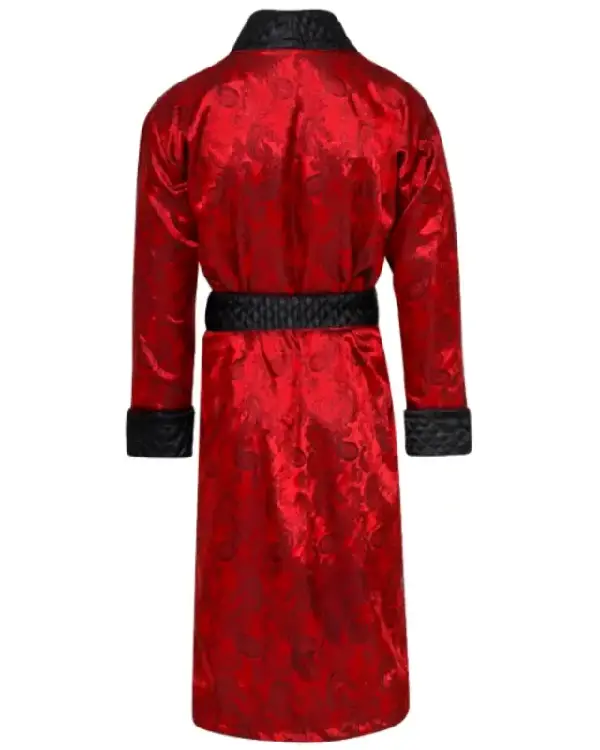 Buy Sherlock Long Smoking Jacket For Mens For Sale Red Back