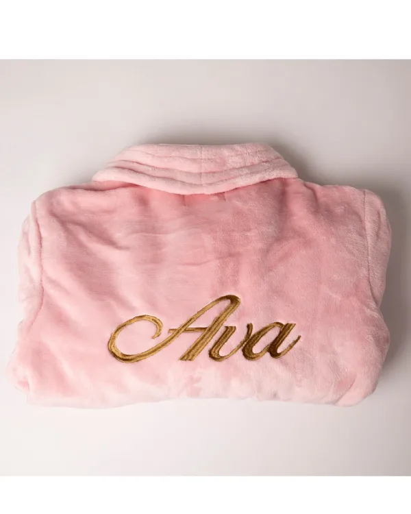 Buy Shop Ladies Pink Luxurious Fluffy Bathrobe Sale