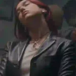 Buy Training Season Dua Lipa Black Leather Blazer Jacket Sale