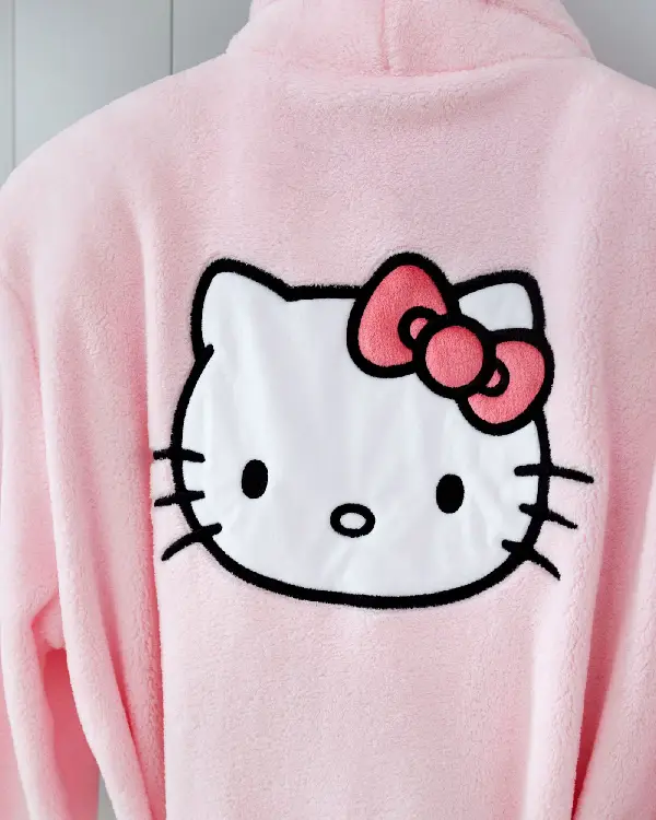 Buy Womens Hello Kitty Cute Lounge Robe For Sale Style 3 Back