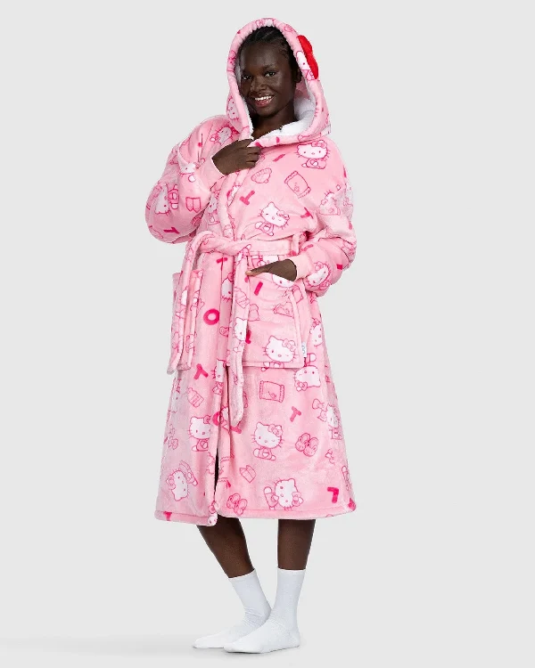 Buy Womens Hello Kitty Cute Lounge Robe For Sale Style 4