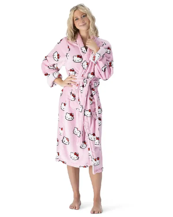 Buy Womens Hello Kitty Cute Lounge Robe For Sale Style 5