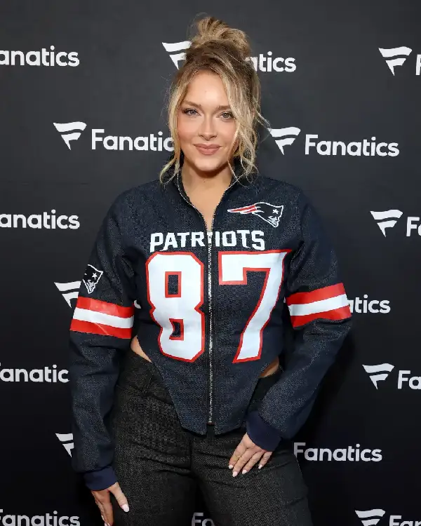 Camille Kostek New England Patriots Jacket