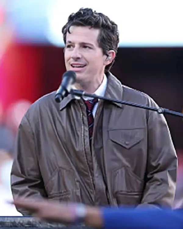 Charlie Puth Super Bowl LX Leather Jacket