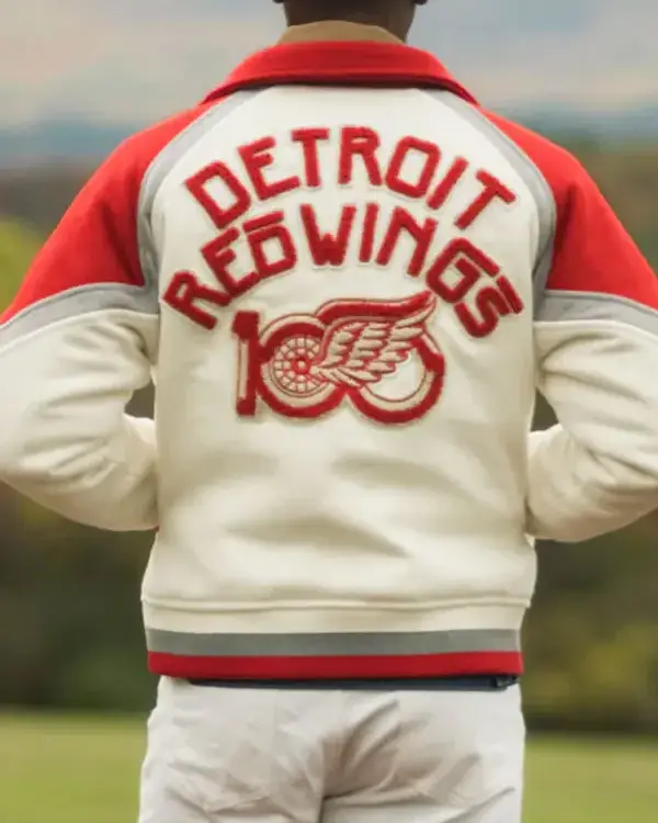 Detroit Red Wings Centennial Season Varsity Jacket For Sale